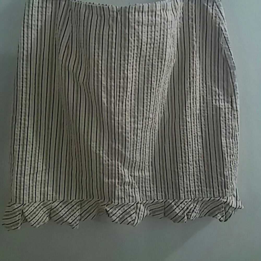 Harold's Pinstripe Short Skirt